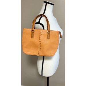 Fossil top handle/shoulder pebbled leather bag
